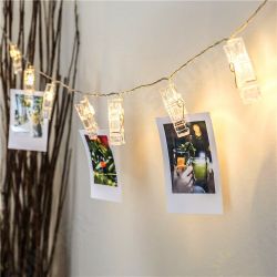 1/2/3M 10/20LED Photo Clip String Light Photo Clips Waterproof for Christmas Wedding Dorm Bedroom Decor 1/2/3M 10/20LED Photo Clip String Light Photo Clips Waterproof for Christmas Wedding Dorm Bedroom Decor