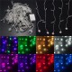 128 LED Heart-Shape Fairy String Curtain Light Valentine's Day Wedding Christmas Decor