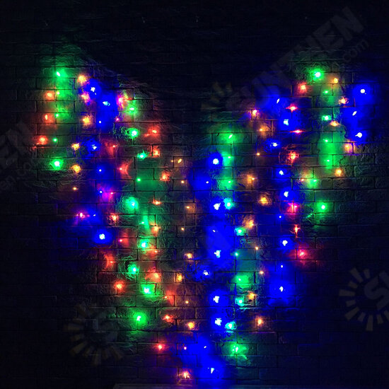 128 LED Heart-Shape Fairy String Curtain Light Valentine's Day Wedding Christmas Decor