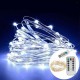 12M 100LED 8 Modes String Light USB Holiday Lights Decorative Lamp for Home Indoor Party Wedding Garland Christmas Decorations Clearance Lights