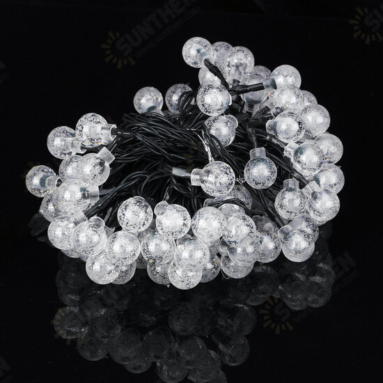 12M 8 Modes 100LED Solar String Light Crystal Ball Fairy Lamp Wedding Holiday Home Party Christmas Tree Decoraions Lights 12M 8 Modes 100LED Solar String Light Crystal Ball Fairy Lamp Wedding Holiday Home Party Christmas Tree Decoraions Lights