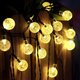12M 8 Modes 100LED Solar String Light Crystal Ball Fairy Lamp Wedding Holiday Home Party Christmas Tree Decoraions Lights 12M 8 Modes 100LED Solar String Light Crystal Ball Fairy Lamp Wedding Holiday Home Party Christmas Tree Decoraions Lights
