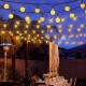 12M Waterproof 100LED String Ball Light Outdoor Garden Party Wedding Decor Lamp+Remote Control