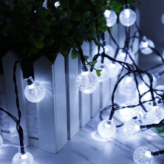 12M Waterproof 100LED String Ball Light Outdoor Garden Party Wedding Decor Lamp+Remote Control