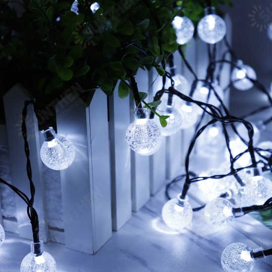 12M Waterproof 100LED String Ball Light Outdoor Garden Party Wedding Decor Lamp+Remote Control