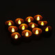 12PCS Christmas Halloween Flameless Candles LED Tea Lights Battery Operated Deco