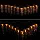 12PCS Christmas Halloween Flameless Candles LED Tea Lights Battery Operated Deco