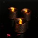 12PCS Halloween Battery Operated Party Decoration Electronic Flickering LED Candle Lamp Yellow