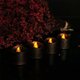 12PCS Halloween Battery Operated Party Decoration Electronic Flickering LED Candle Lamp Yellow