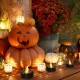 12Pcs LED Tea Lights Battery Operated Flickering Flameless Candles Halloween Pumpkin