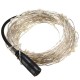 12V 10M 100LED Silver Wire Christmas String Fairy Light Remote Controller with Adapter