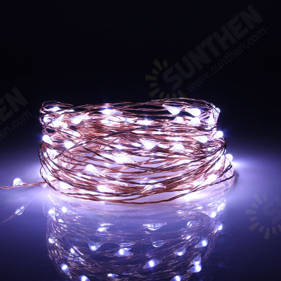 13M 120LED Solar Copper String Fairy Light Wedding Party Christmas Garden Outdoor Lamp IP67