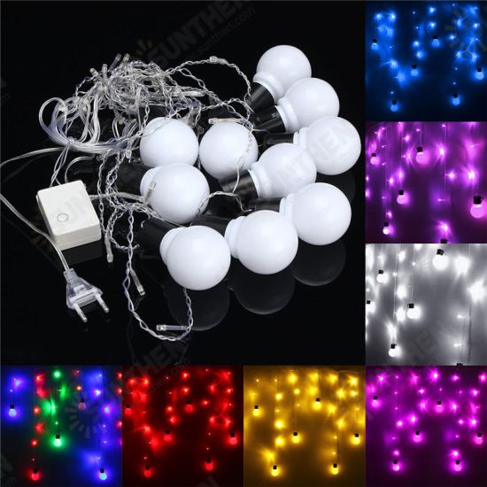 1.5M 10 Ball Bulb LED Fairy String Light Wedding Party Christmas Lamp Xmas Decor