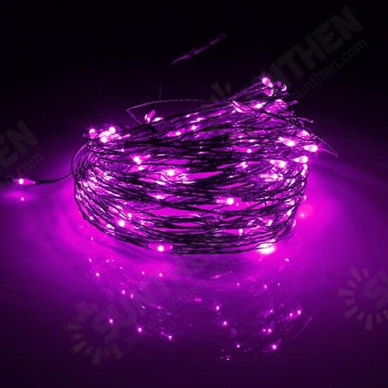 15M 150 LED Solar Powered Copper Wire String Fairy Light Christmas Party Decor