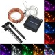 15M 150 LED Solar Powered Copper Wire String Fairy Light Christmas Party Decor