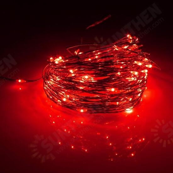 15M 150 LED Solar Powered Copper Wire String Fairy Light Christmas Party Decor