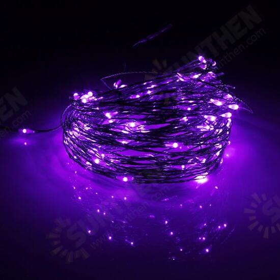 15M 150 LED Solar Powered Copper Wire String Fairy Light Christmas Party Decor