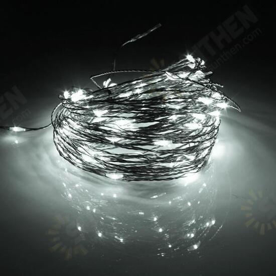 15M 150 LED Solar Powered Copper Wire String Fairy Light Christmas Party Decor