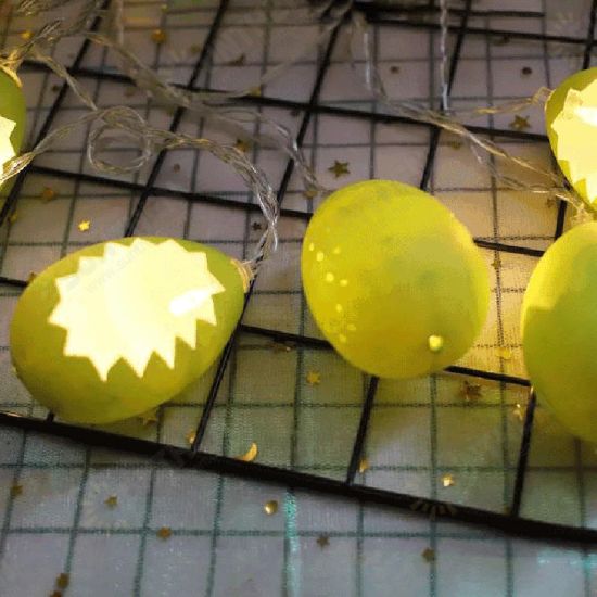 1.5M 3M 4.5M Cracked Egg LED String Light Battery Supply Easter Christmas Holiday Decorative Indoor Lighting