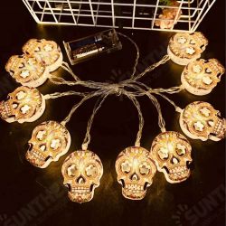 1.5M 3M 4.5M Skull Halloween LED Fairy String Light Battery Powered Outdoor Garden Party Lamp 1.5M 3M 4.5M Skull Halloween LED Fairy String Light Battery Powered Outdoor Garden Party Lamp