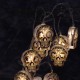 1.5M 3M 4.5M Skull Halloween LED Fairy String Light Battery Powered Outdoor Garden Party Lamp