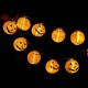 1.5M 4M Halloween Pumpkin Lantern Warm White LED String Light Night Lamp Festival Home Party Decors