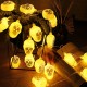 1.5M/3M 10/20LED Halloween Skull LED String Fairy Light Ornament Decor Party Home