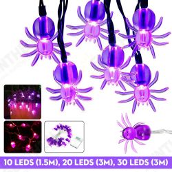 1.5M/3M Halloween LED Spider String Fairy Light Party Night Hanging Lamp Home Decor 1.5M/3M Halloween LED Spider String Fairy Light Party Night Hanging Lamp Home Decor