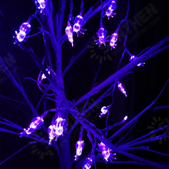 1.5M/3M Halloween LED Spider String Fairy Light Party Night Hanging Lamp Home Decor