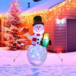 1.5m Inflatable Snowman Night Light Figure Outdoor Garden Toys Inflatable Christmas Party Decorations New Year 1.5m Inflatable Snowman Night Light Figure Outdoor Garden Toys Inflatable Christmas Party Decorations New Year