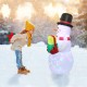 1.5m Inflatable Snowman Night Light Figure Outdoor Garden Toys Inflatable Christmas Party Decorations New Year