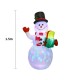 1.5m Inflatable Snowman Night Light Figure Outdoor Garden Toys Inflatable Christmas Party Decorations New Year