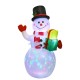 1.5m Inflatable Snowman Night Light Figure Outdoor Garden Toys Inflatable Christmas Party Decorations New Year