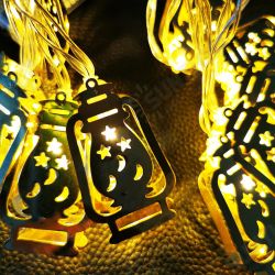 1.5m/3m Eid Mubarak LED Strip Lights String Lamp Wedding Party Pendant Decor 1.5m/3m Eid Mubarak LED Strip Lights String Lamp Wedding Party Pendant Decor