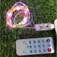 16.4FT/32.8FT 50/100LED Music LED String Light Battery Powered Waterproof Remote Control Home Party Lamp Decor