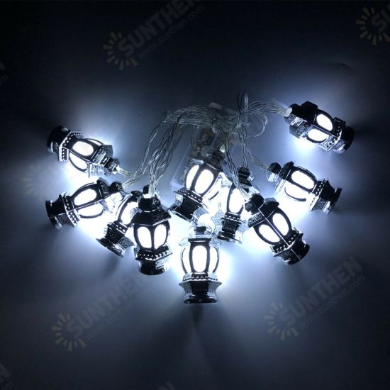 1.65M 10 Lights Stereo Palaces Lamp LED Eid Mubarak Decorative String Lights Ramadan Kareem Decoration Accessories Muslims Islam