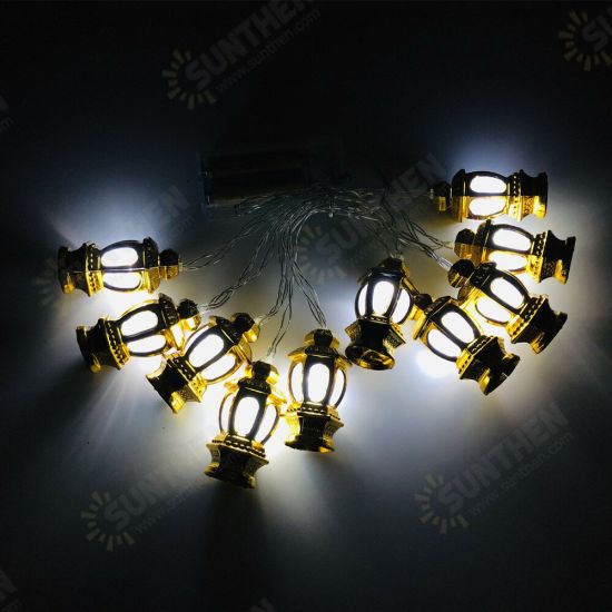 1.65M 10 Lights Stereo Palaces Lamp LED Eid Mubarak Decorative String Lights Ramadan Kareem Decoration Accessories Muslims Islam