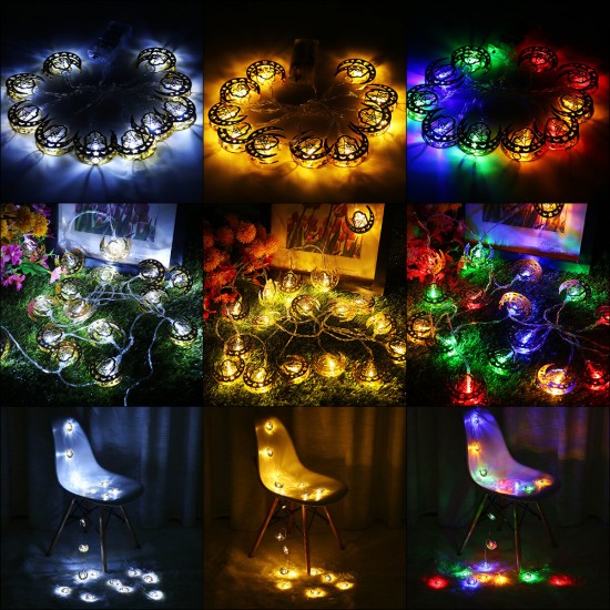 1.65M 3M LED Palace Fairy String Light Battery Powered Ramadan Lamp Party Home Decoration