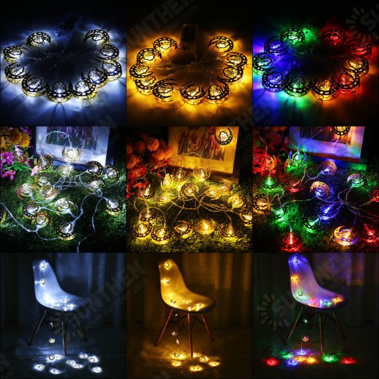 1.65M 3M LED Palace Fairy String Light Battery Powered Ramadan Lamp Party Home Decoration