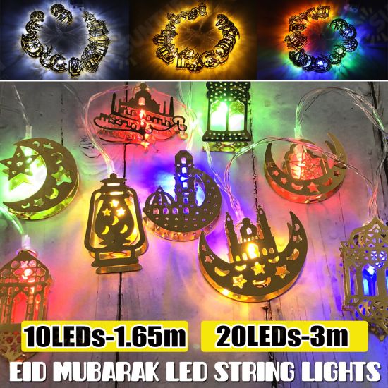 1.65M 3M Ramadan Eid LED Fairy String Light Battery Powered Moroccan Party Hanging Decorative Lamp