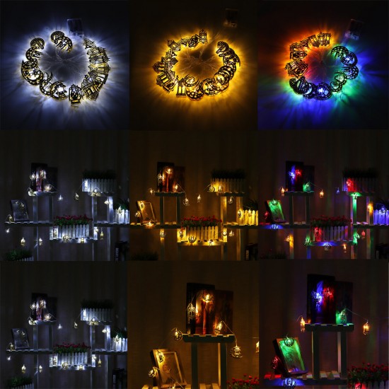 1.65M 3M Ramadan Eid LED Fairy String Light Battery Powered Moroccan Party Hanging Decorative Lamp