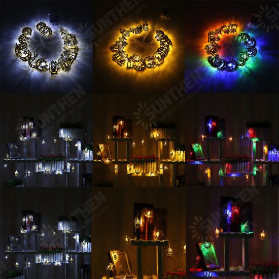 1.65M 3M Ramadan Eid LED Fairy String Light Battery Powered Moroccan Party Hanging Decorative Lamp