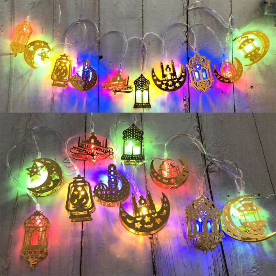 1.65M 3M Ramadan Eid LED Fairy String Light Battery Powered Moroccan Party Hanging Decorative Lamp