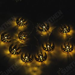 1.65M Eid Mubarak Festive Decor LED Castle String Light Holiday Lamp for Wedding Ramadan Decoration 1.65M Eid Mubarak Festive Decor LED Castle String Light Holiday Lamp for Wedding Ramadan Decoration