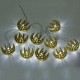 1.65M Eid Mubarak Festive Decor LED Castle String Light Holiday Lamp for Wedding Ramadan Decoration