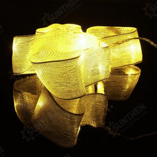 1M 10 LED Ribbon String Fairy Light Battery Powered Party Xmas Wedding Decoration Lamp 1M 10 LED Ribbon String Fairy Light Battery Powered Party Xmas Wedding Decoration Lamp