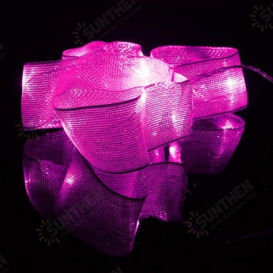 1M 10 LED Ribbon String Fairy Light Battery Powered Party Xmas Wedding Decoration Lamp 1M 10 LED Ribbon String Fairy Light Battery Powered Party Xmas Wedding Decoration Lamp