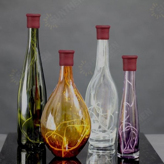 1M 2W 10LEDs 3 Modes RGB Warm White Pure White Wine Bottle String Light For Party 1M 2W 10LEDs 3 Modes RGB Warm White Pure White Wine Bottle String Light For Party