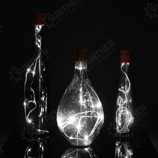 1M 2W 10LEDs 3 Modes RGB Warm White Pure White Wine Bottle String Light For Party 1M 2W 10LEDs 3 Modes RGB Warm White Pure White Wine Bottle String Light For Party