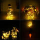 1X 6X 10X 12X Battery Operated 2M 20 LED Bottle Candle Wire String Light Fairy Strip Xmas Party Lamp